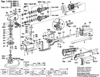 Bosch 0 600 302 001  Angle Grinder 110 V / Eu Spare Parts